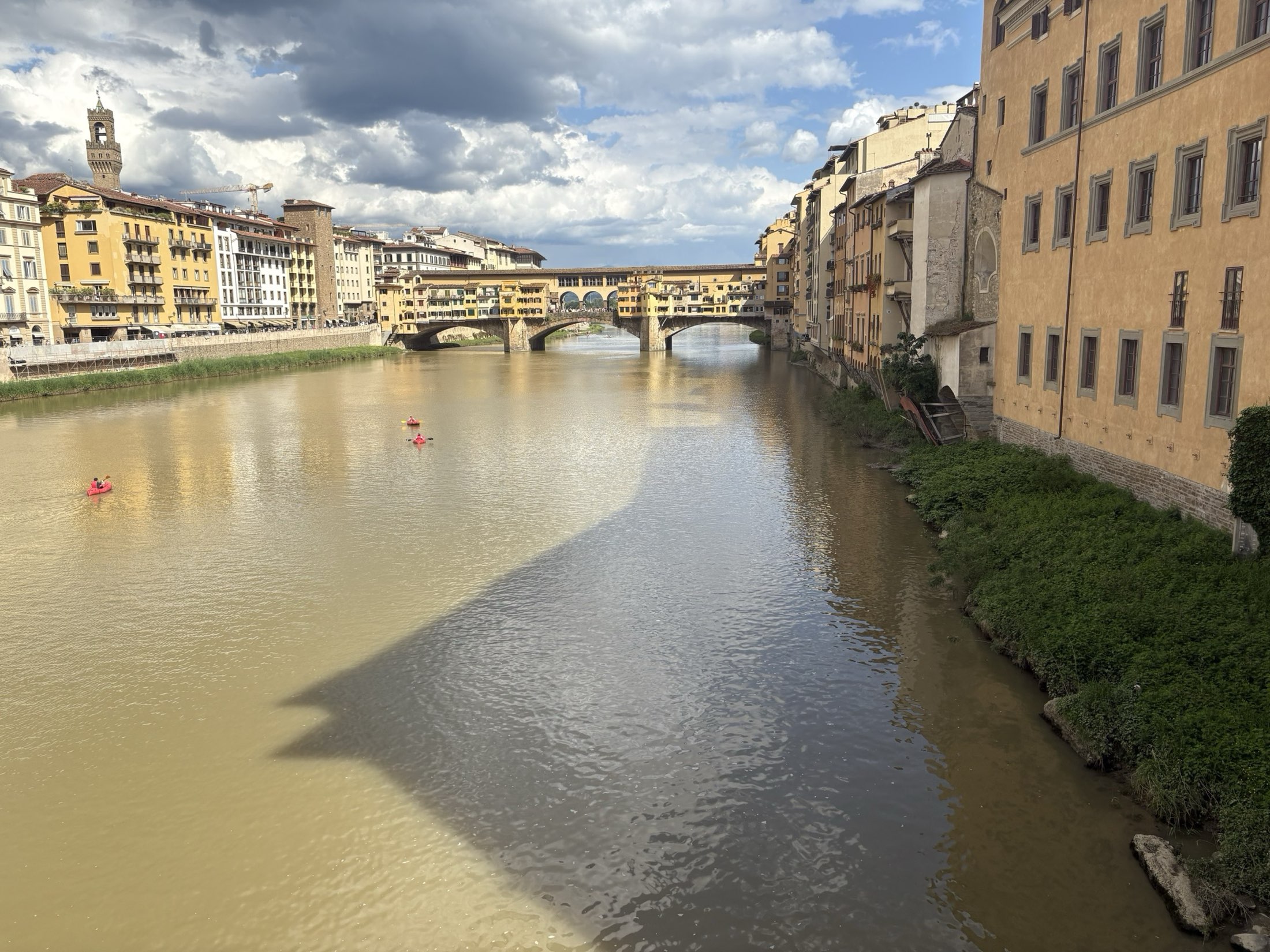 The Arno river in Florence