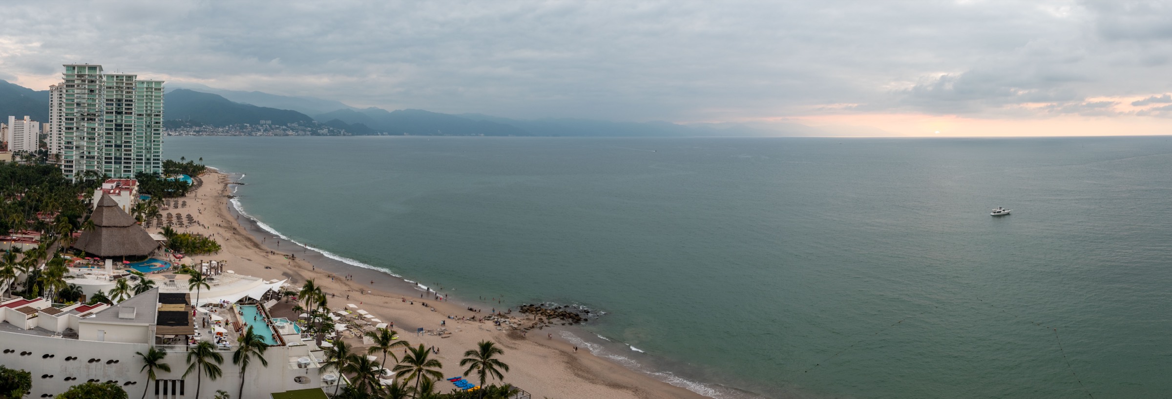A coastal panorama of Puerto Vallarta